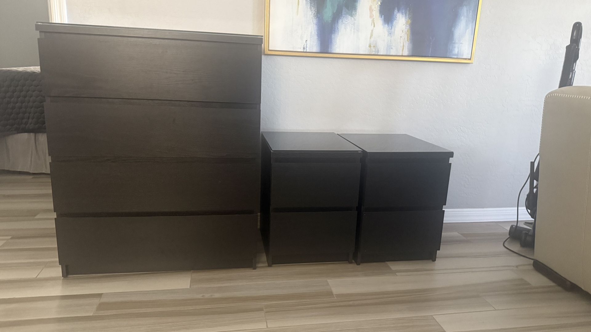Dresser and Nightstands