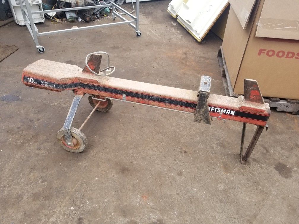 10 Ton Craftsman Electric Log Splitter for Sale in Marysville PA OfferUp