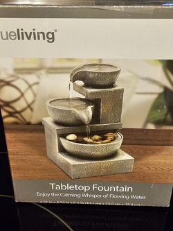 Water Fountain - Tabletop, Indoor Only, 2 AA batteries requ