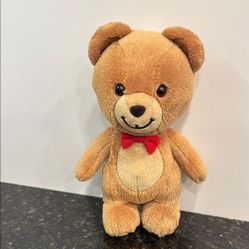 Gund Kraft Peanut Butter Bear Red Bow 10” Retired Limited Edition 