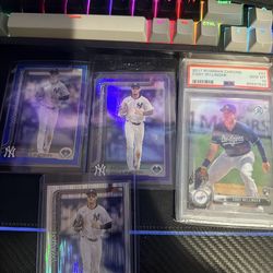 PSA 10 rookie & 3 parallel Cody BELLINGER Yankees
