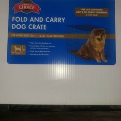 Dog Crate, Fold And Carry Dog Crate