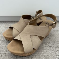 Clarks Wedge Sandals