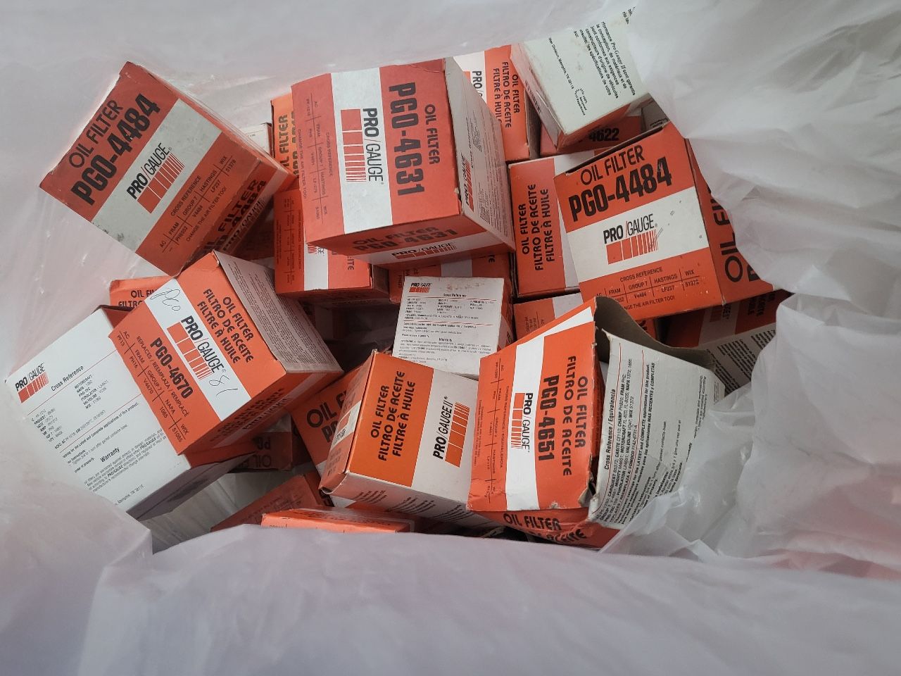 Assorted Auto Filters And Lights