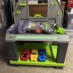 Little Tikes Kids Car Building Workbench