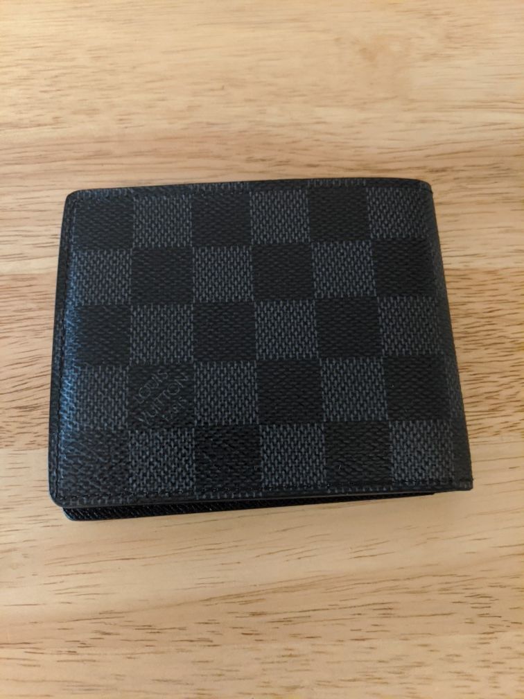 Men's Louis Vuitton Damier Graphite Wallet N63142
