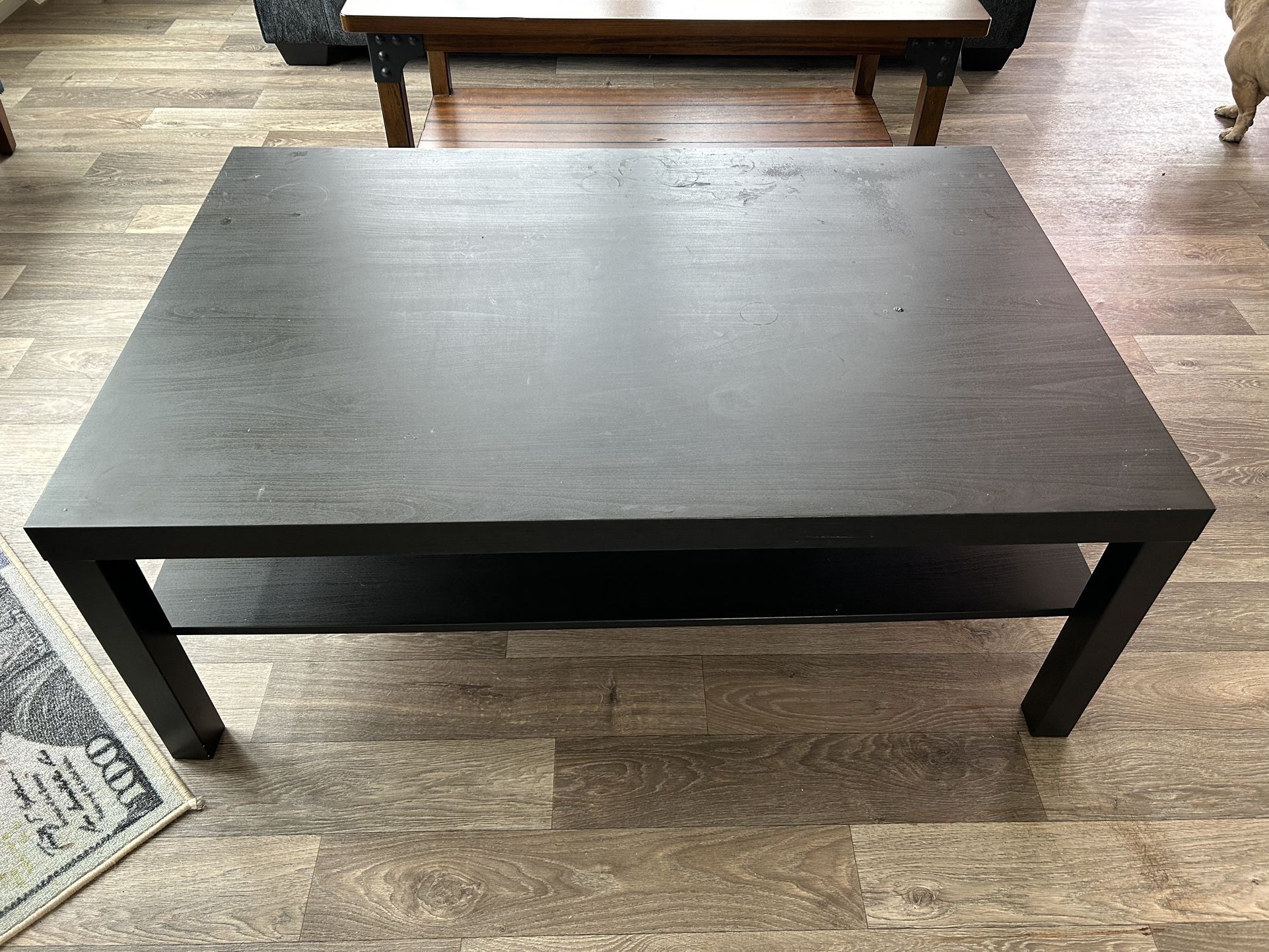 IKEA LACK Coffee table, black-brown,