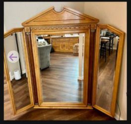 Antique Oval Mirror