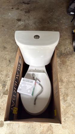 Glacier Bay Dual Flush toilet