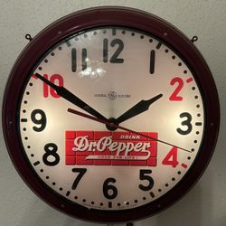 Dr.pepper Clock Sign Signs 