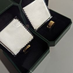 New In Box, 18k Wedding Bands, Half Price
