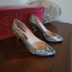 Snake Skin Heels 