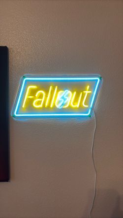 fallout neon sign
