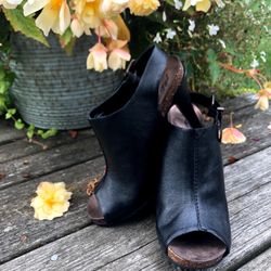 Vintage_Calvin Klein_Reaction_Open toe heel sandle 