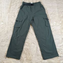 Nike SB Kearny Cargo Skateboarding Pants Dark Green Mens Sz Small Loose Fit