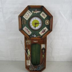 Fisherman Wall Mounted Clock 21" Tall

