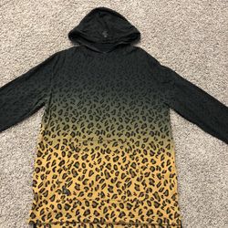 10 Deep hooded Long sleeve shirt XL