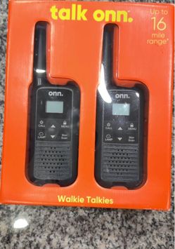 Talk Onn Walkie Talkies 2-Pack