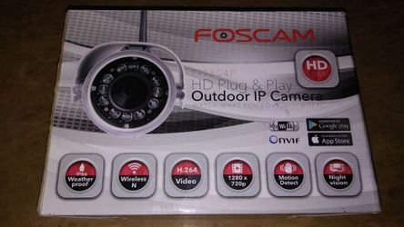 Foscam wireless outdoor ip camera