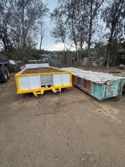 Dump truck Roll-Off Dumpster