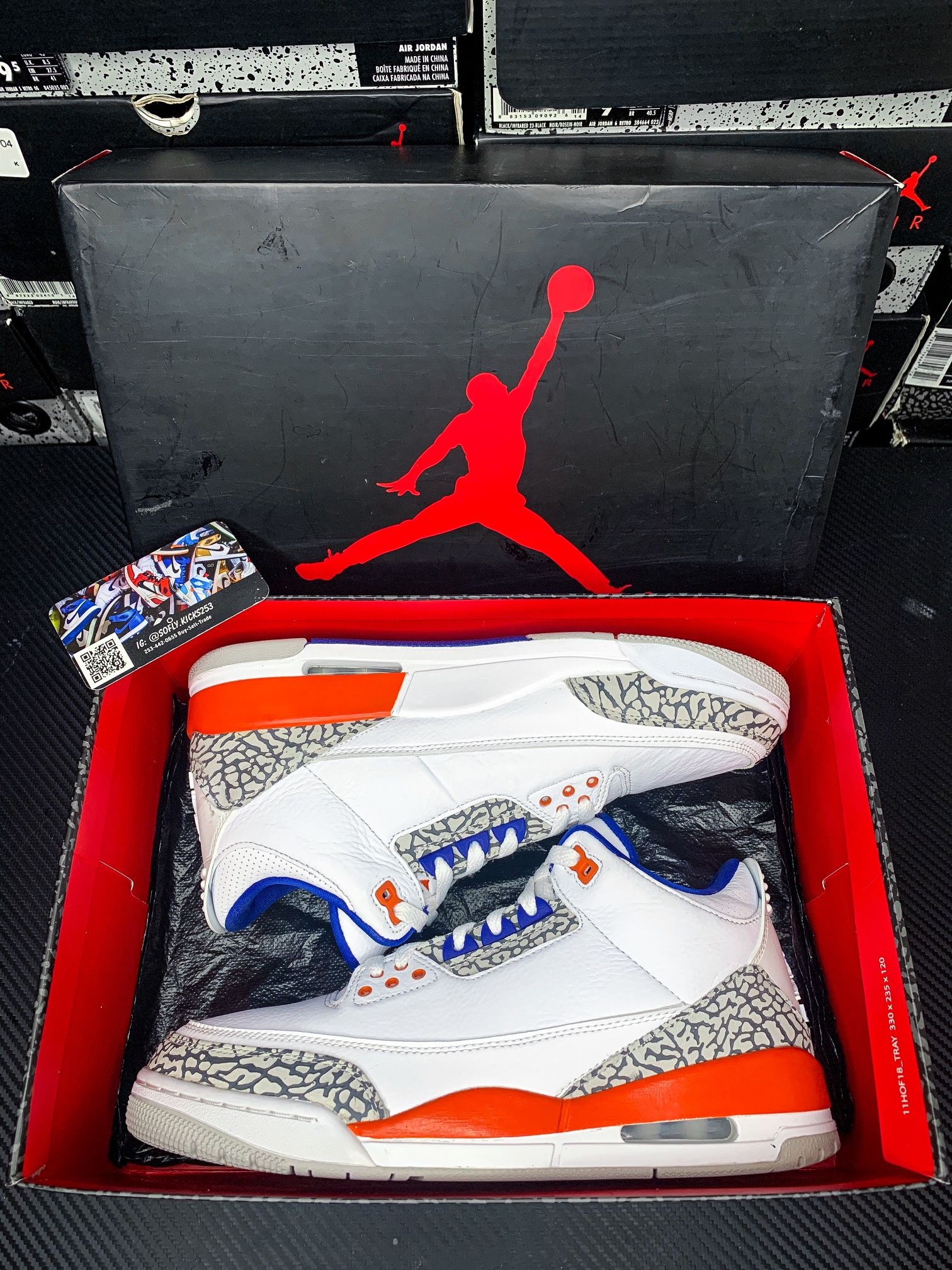 Jordan 3 Knicks Size 9.5