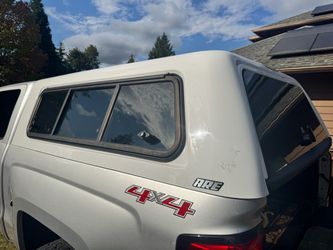 ARE White Truck Camper Shell Topper
