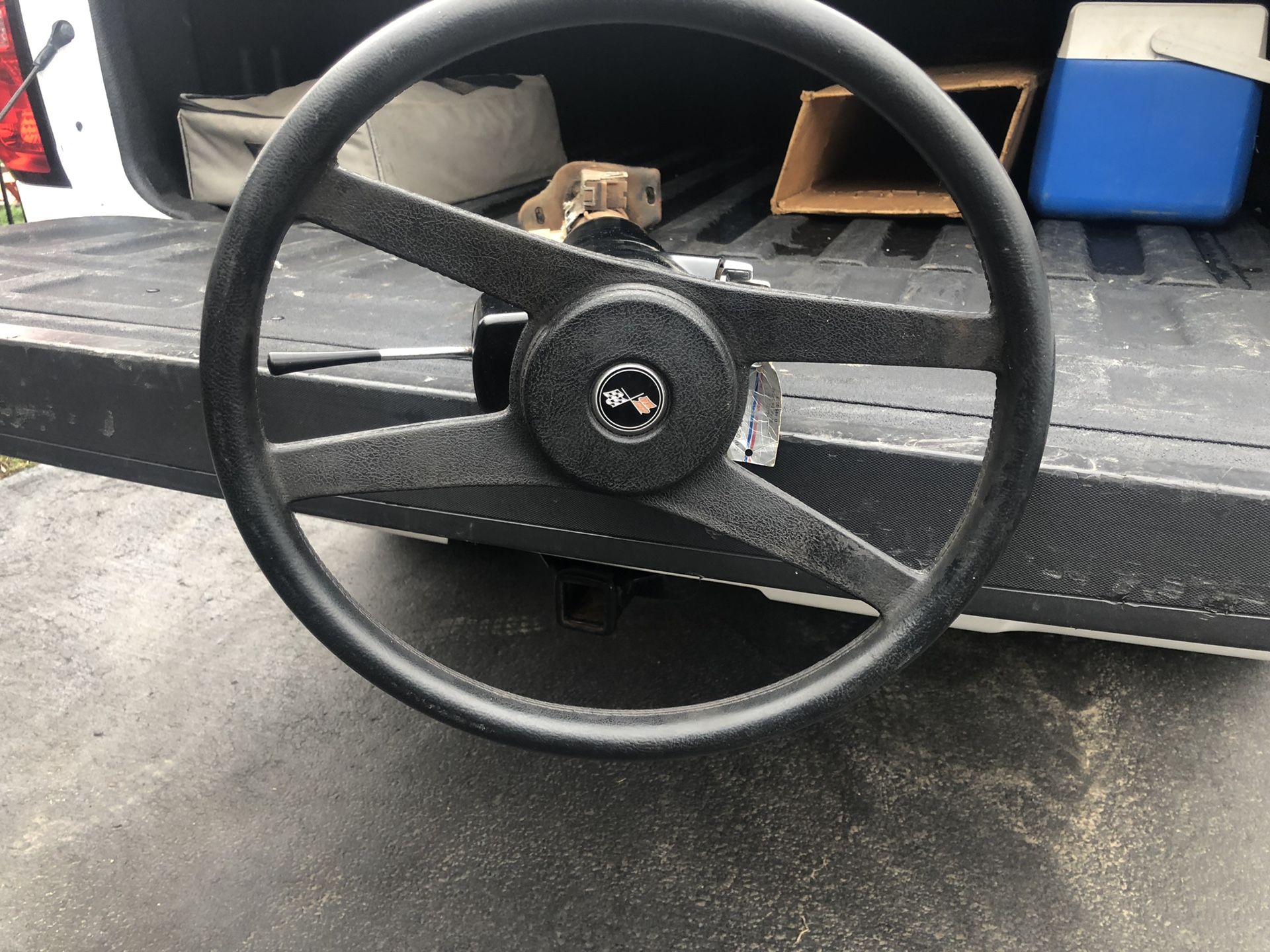 Corvette Steering Column and Wheel