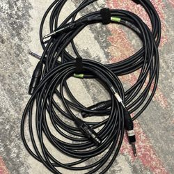 1/2” To Female XLR Cables 