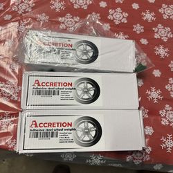 ACCRETION Adhesive Steel Wheel Weights