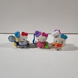 HELLO KITTY Sanrio McDonald's Keychain   3" Lot Of 3
