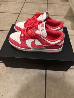 Size 8.5 GS Pink Nike dunks, no box