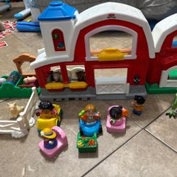 Small Farmhouse And Toys