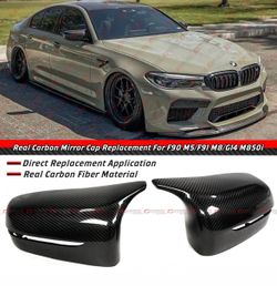 BMW F90 M5 / M850i Real Carbon Fiber Mirror Caps