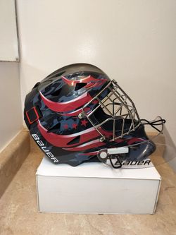 Rare New Old Stock Bauer Profile 1400 SR Goalie Mask – 2009 Edition – Pristine Condition