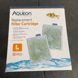 Aqueon Replacement Filter Cartridges Large - 12 pack