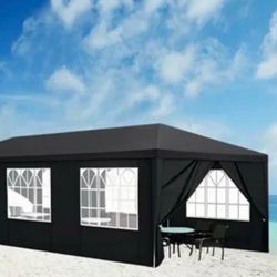 10 X 20 Pop Up Canopy Tent with Sidewalls 10x20