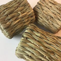 Timothy Hay Hut Small Animal Hut New Set of 3 