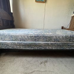 Twin Size mattress and bed frame