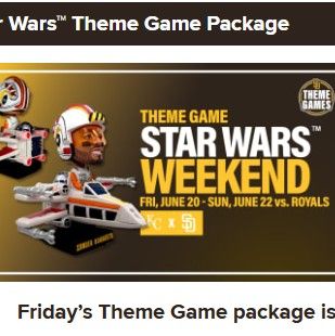 Padres Star Wars Weekend Vs Royals
