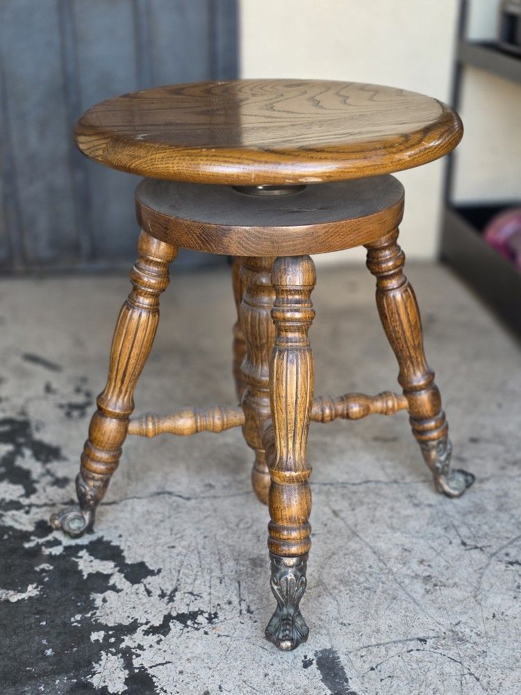 Antique 20th Century Piano Stool