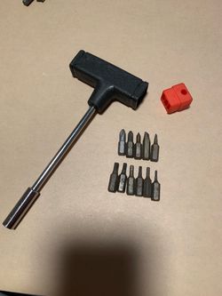 T-Handle Screwdriver with Bit Set