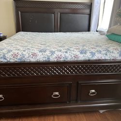 King Size Bed Frame Headboard And Footboard 
