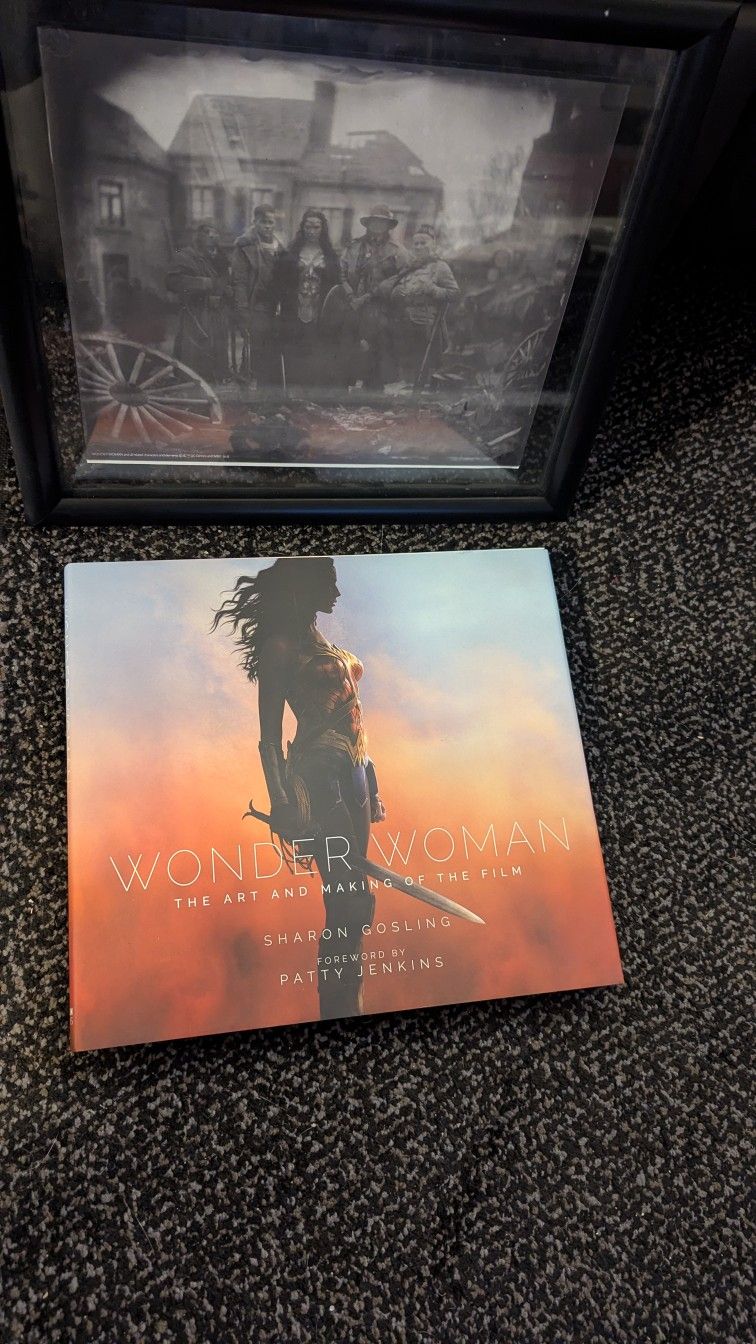 J. Wonder Woman: The Art and Making of the Film with Framed Photo
