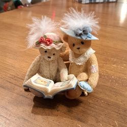 Collectible Cherished Teddies 1999 Tess And Friend " Things Do Not Change, We Do" #661953F