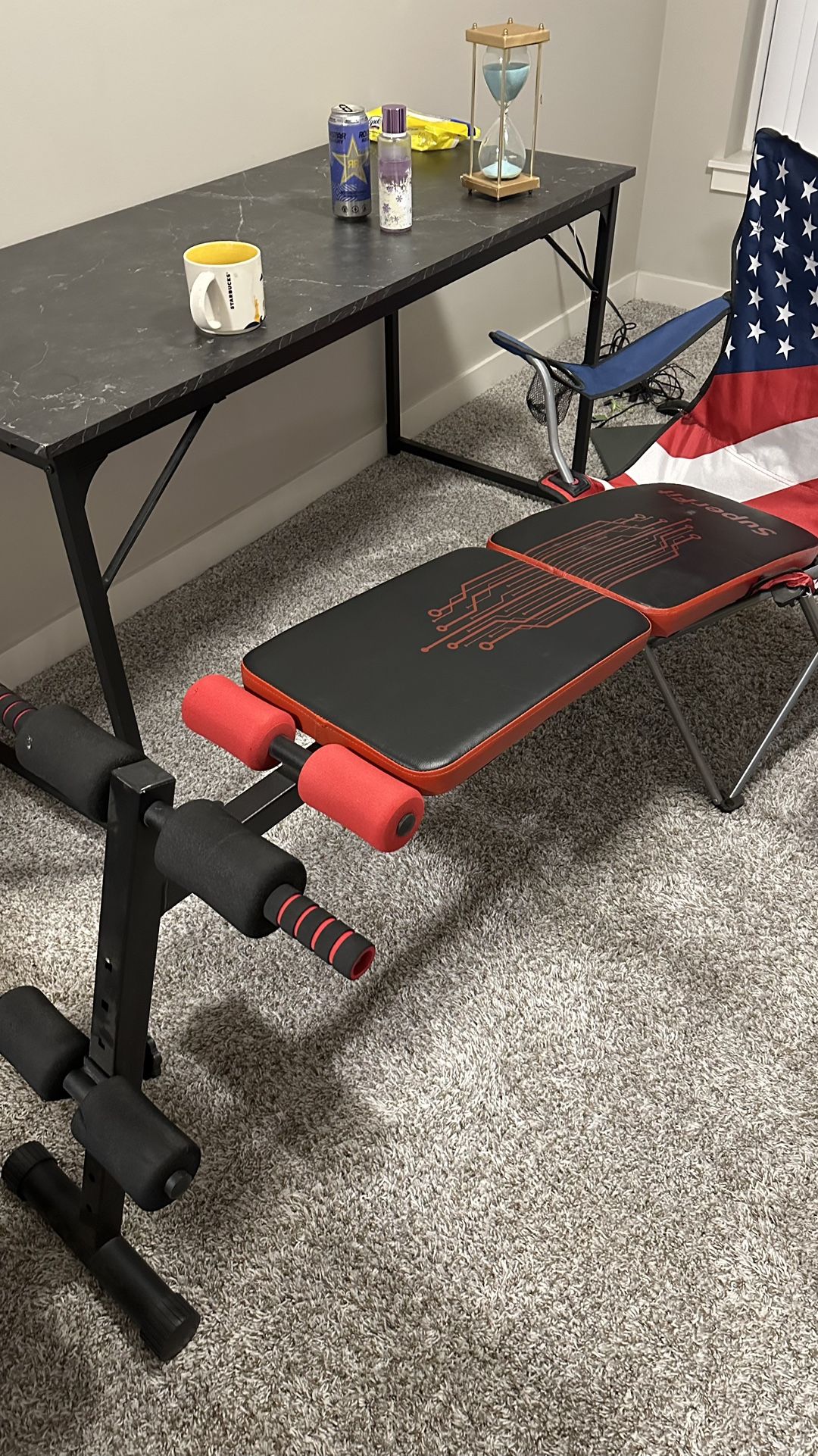 SuperFit Folding Weight Bench