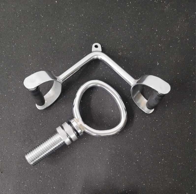 Kettlebell olympic add on weights and cable row attachment $40

