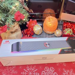 🎮🔊 Redragon RGB Desktop Soundbar – BRAND NEW 🔊🎮  Upgrade your desk setup with this sleek Redragon GS560 RGB Desktop Soundbar — powerful sound, cle