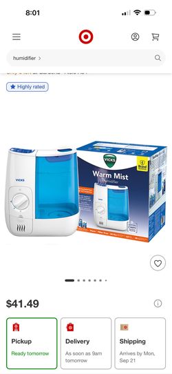 Vicks Warm Mist Humidifier