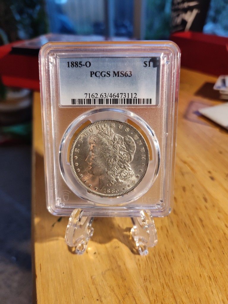 1885 O Morgan Silver Dollar
