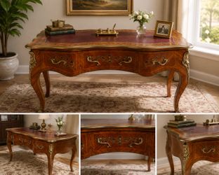 Elegant French Louis XV style writing desk